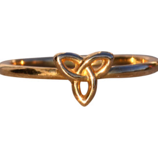 SOLD - The 40th Avenue: Celtic Knot Ring in Yellow Gold
