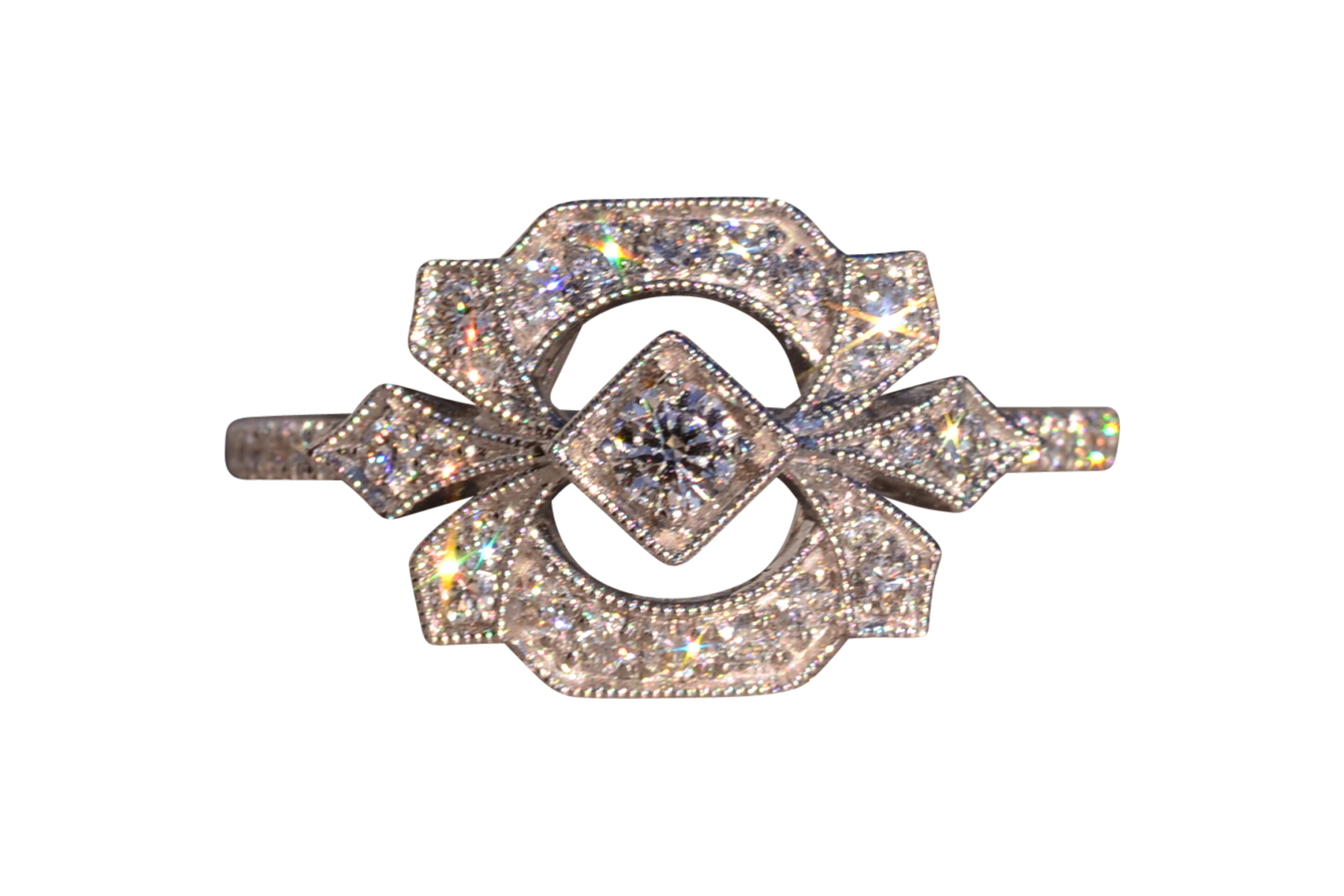 The 39th Avenue: Gabriel & Company Ring with Natural Diamonds