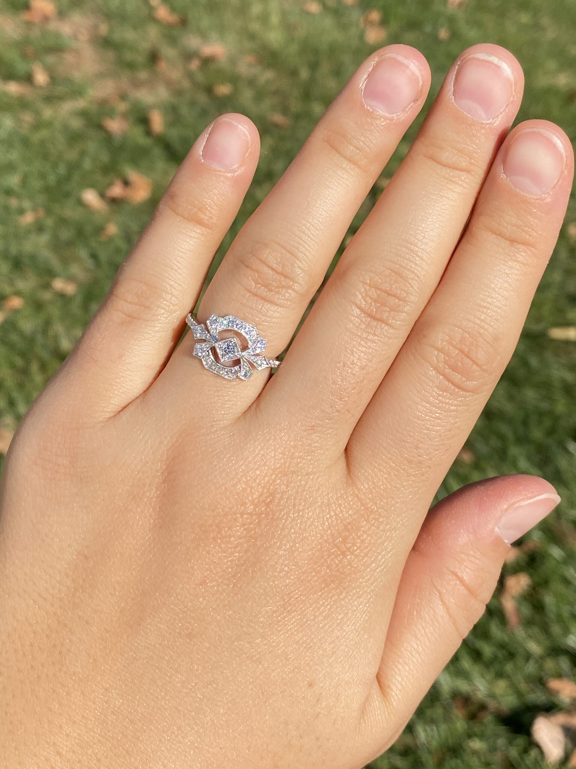 The 39th Avenue: Gabriel & Company Ring with Natural Diamonds - Image 9