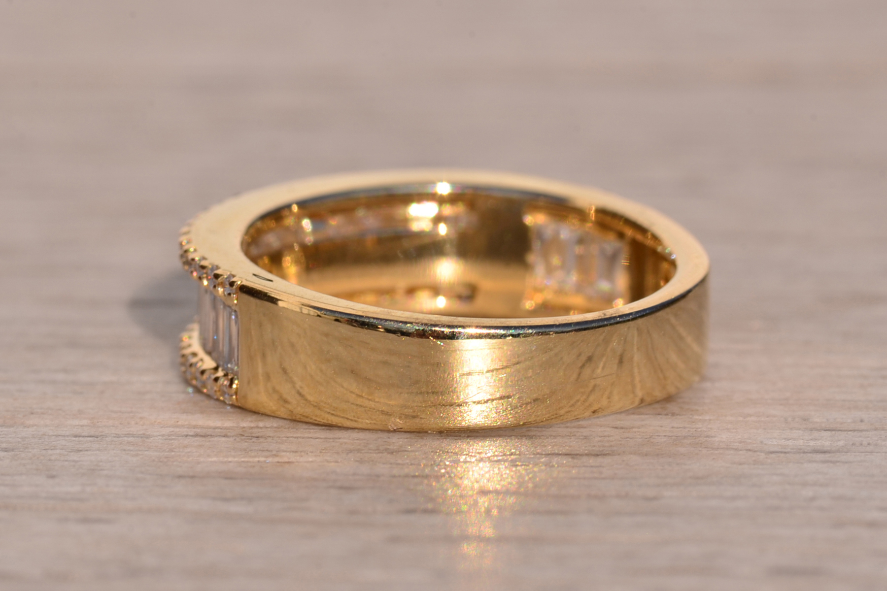 The 67th Avenue: Effy Signed Straight Baguette and Round Brilliant Cut Natural Diamond Band - Image 4