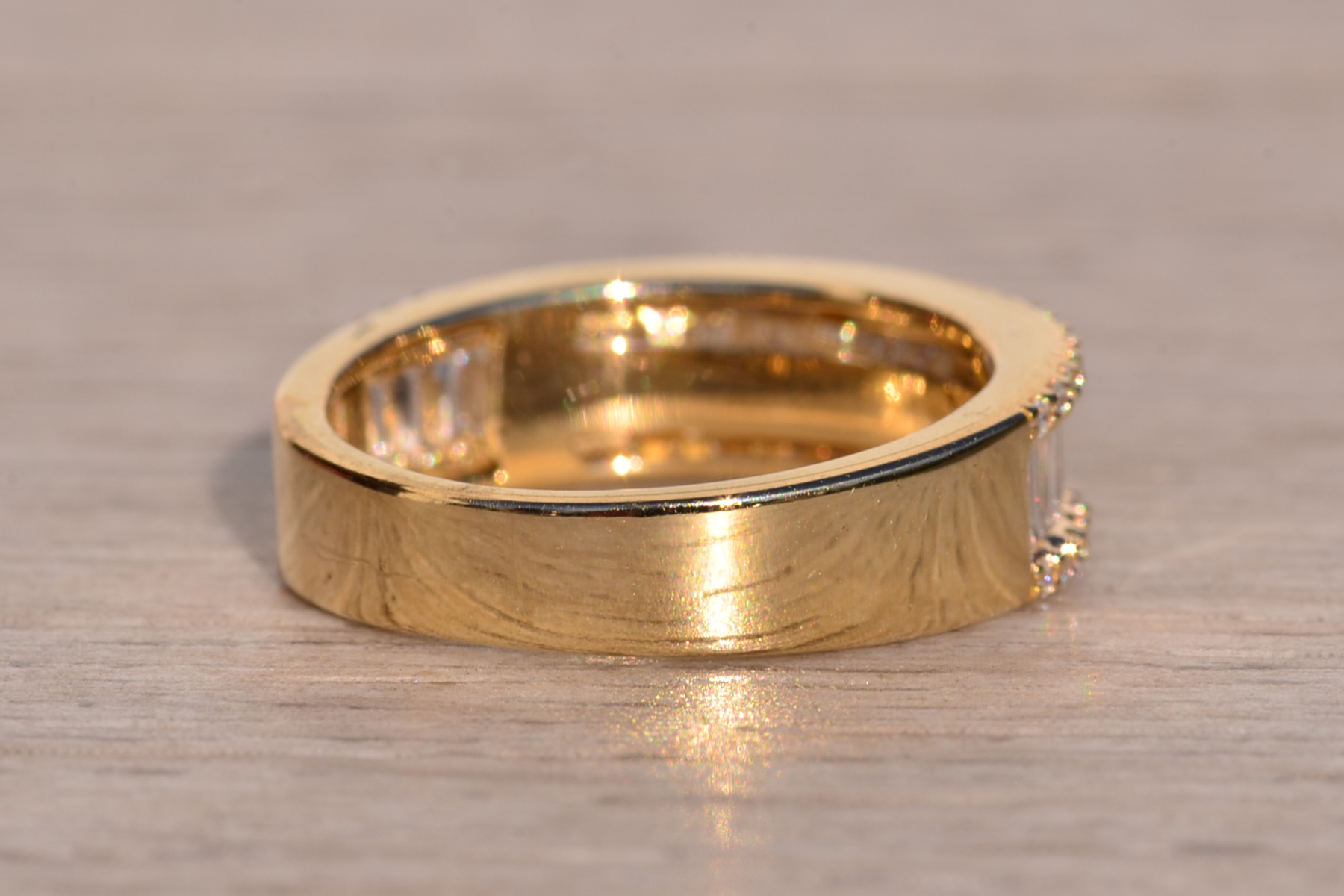 The 67th Avenue: Effy Signed Straight Baguette and Round Brilliant Cut Natural Diamond Band - Image 5