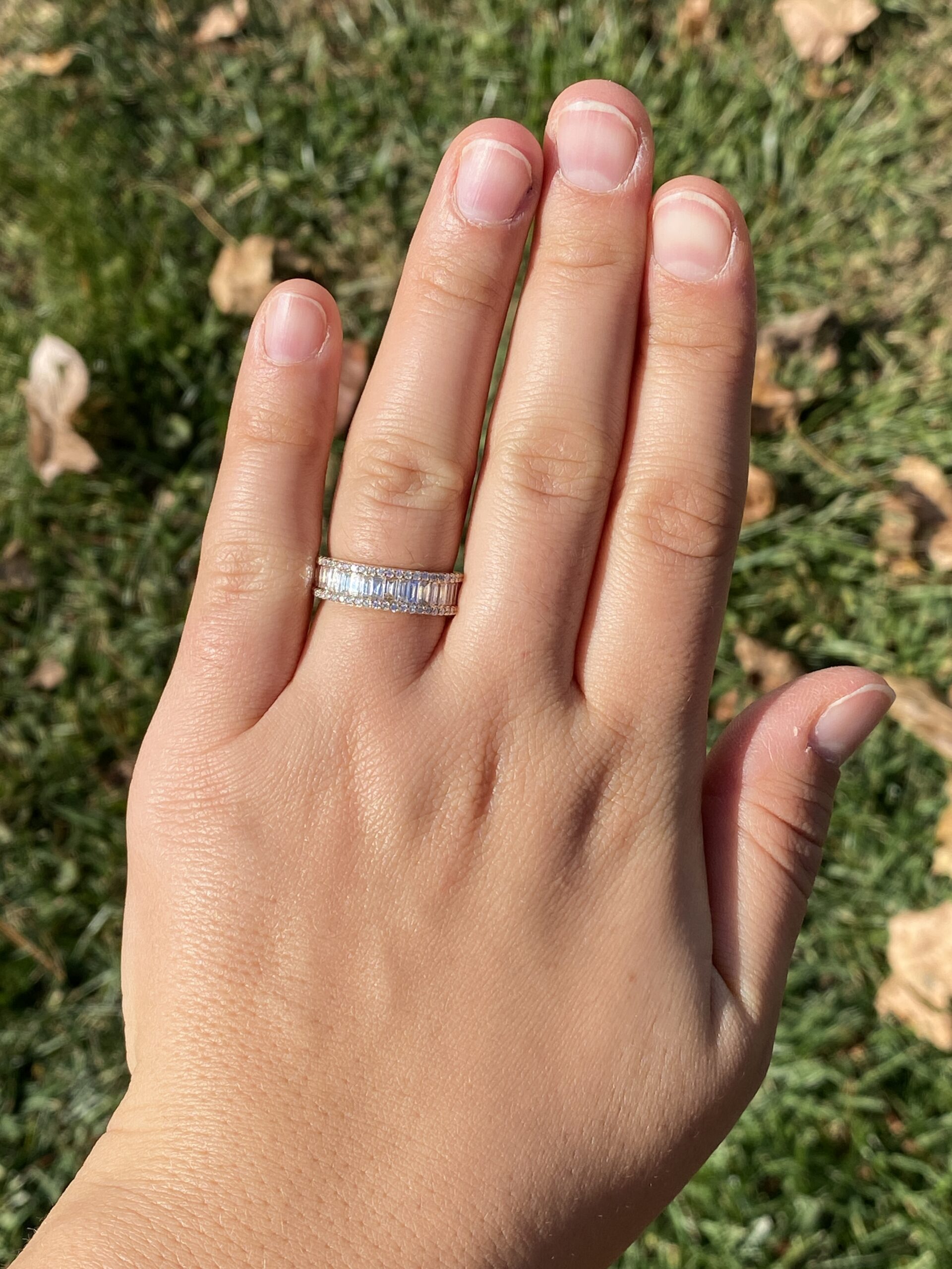 The 67th Avenue: Effy Signed Straight Baguette and Round Brilliant Cut Natural Diamond Band - Image 8