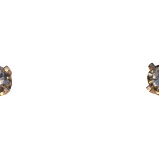 The 22nd Avenue: Natural Diamond Stud Earrings in White Gold