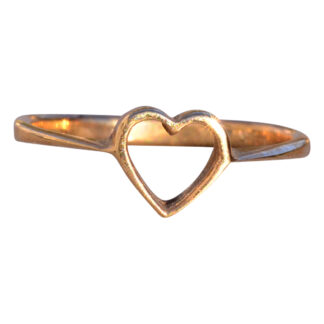 The 149th Avenue: Heart Ring in Yellow Gold