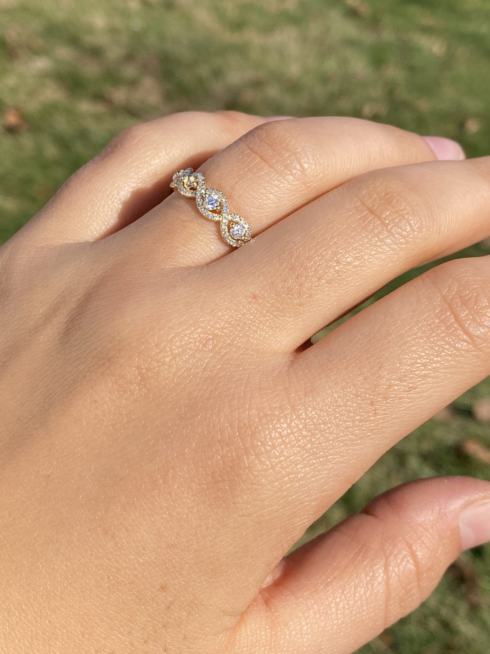 The 139th Avenue: Braided Diamond Band with Natural Diamonds - Image 9