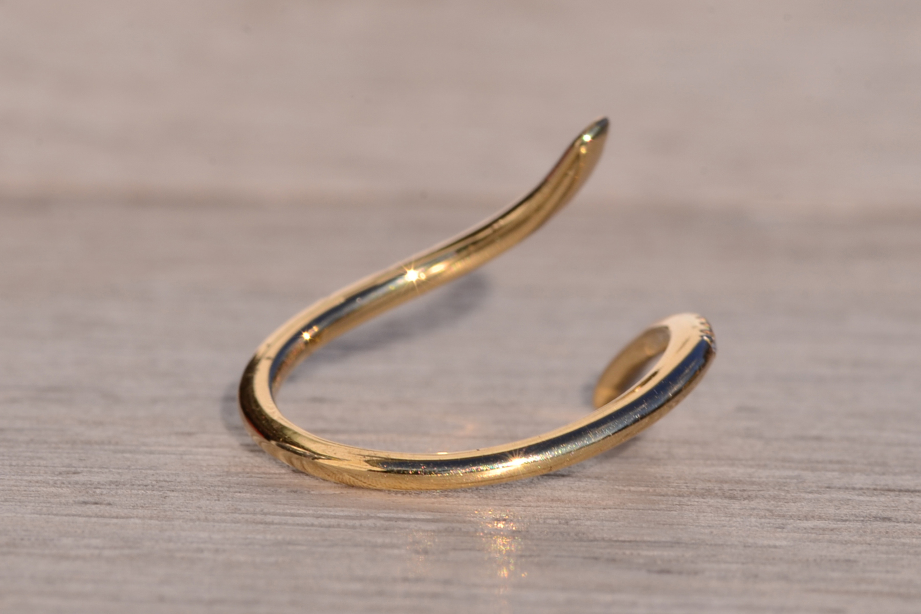 The Mount Sanford: Gabriel and Co Signed Bypass Diamond Ring in Yellow Gold - Image 5