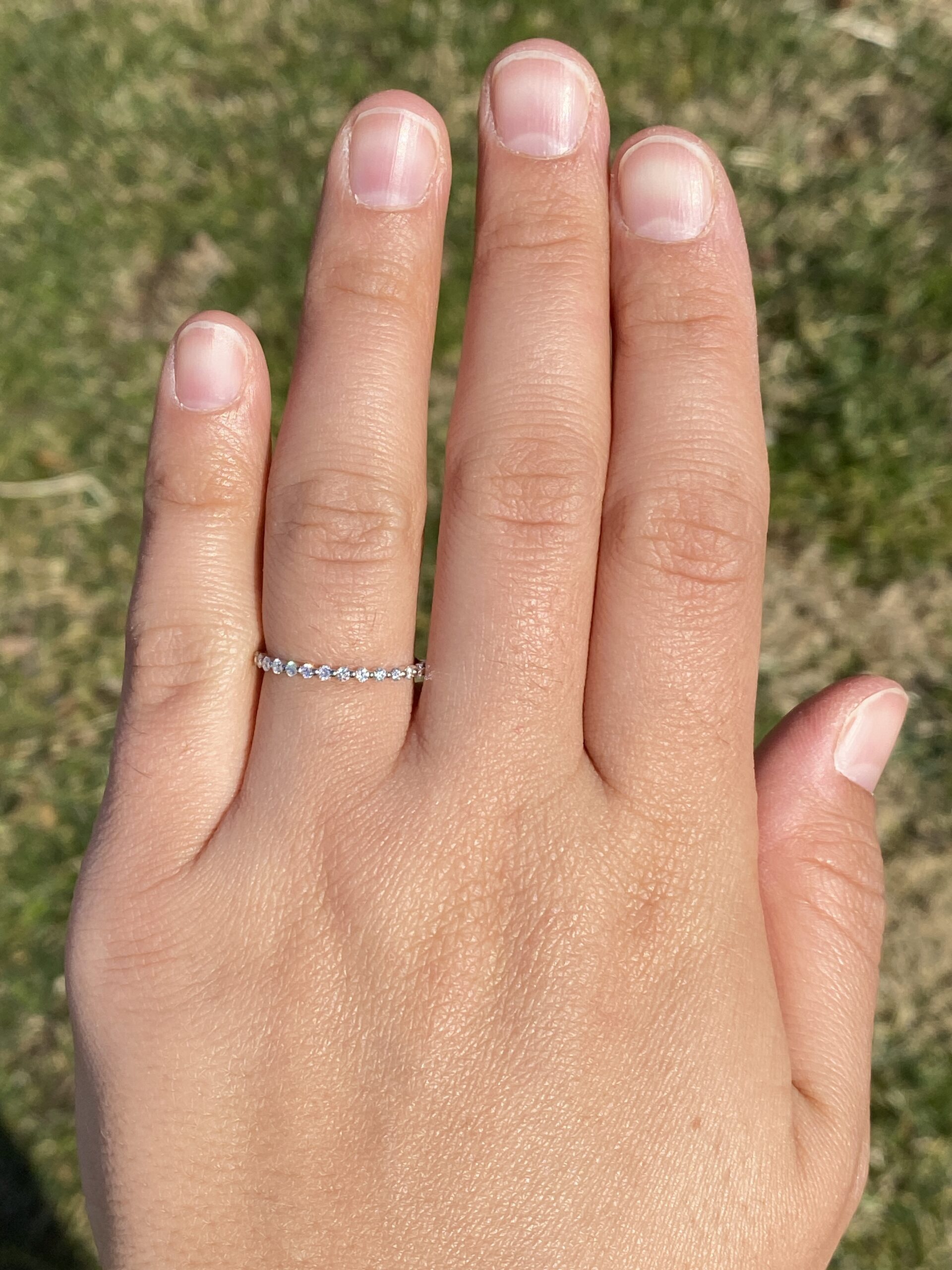 The Catharines: White Gold and Natural Diamond Band - Image 8