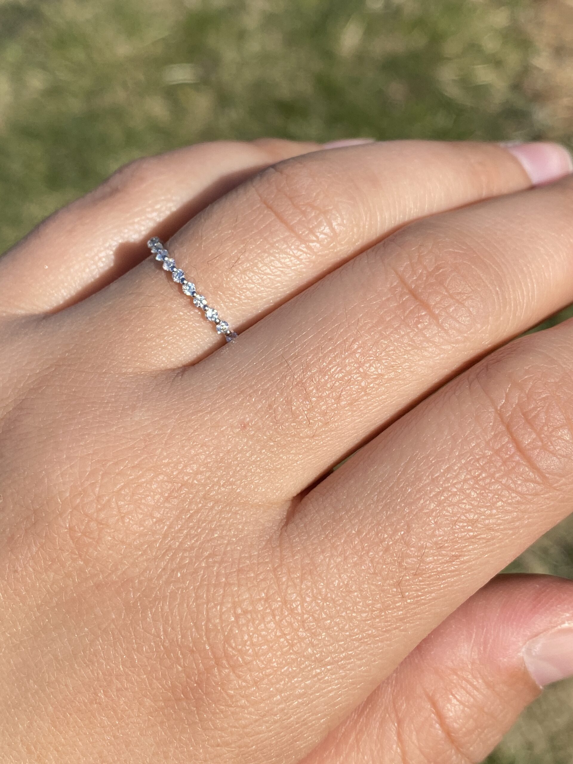 The Catharines: White Gold and Natural Diamond Band - Image 9
