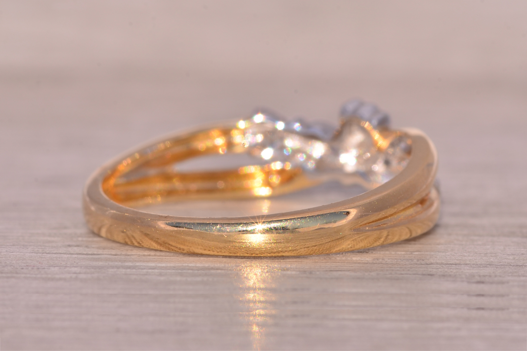 The Clifden: Irish Made Claddagh Ring with Natural Diamonds - Image 5