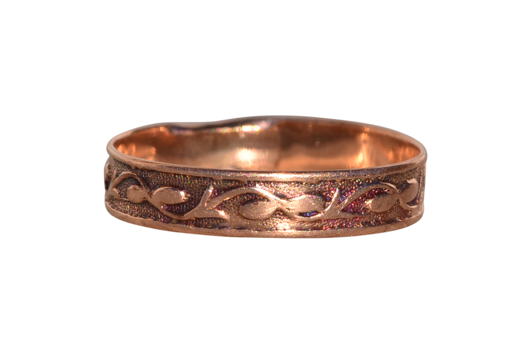 SOLD - The Marostica: Antique Rose Gold Band