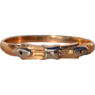 Late Deco Era Wedding Band Semi Mount