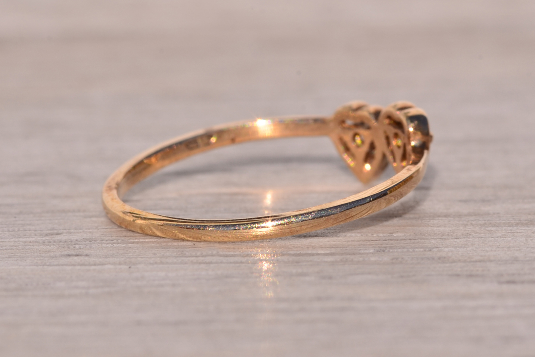 The Luv: Lovers Toi et Moi Ring with Natural Diamonds in Yellow Gold - Image 5