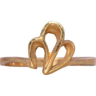 The Swept: Mid Century Yellow Gold Ring