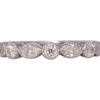 The Edam: Marquise Brilliant Cut and Round Brilliant Cut Alternating Band