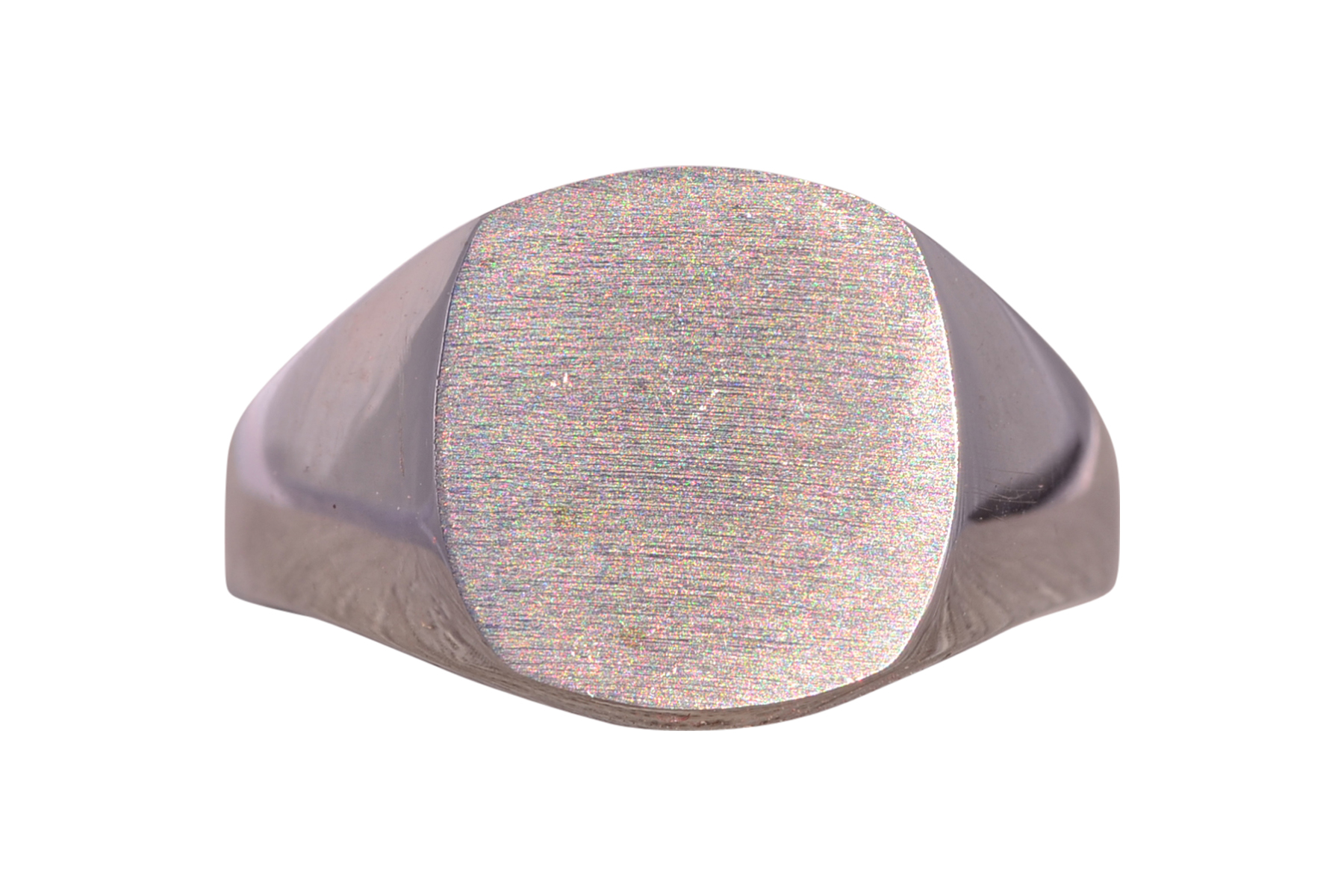 SOLD - The Dress: Signet Ring in White Gold