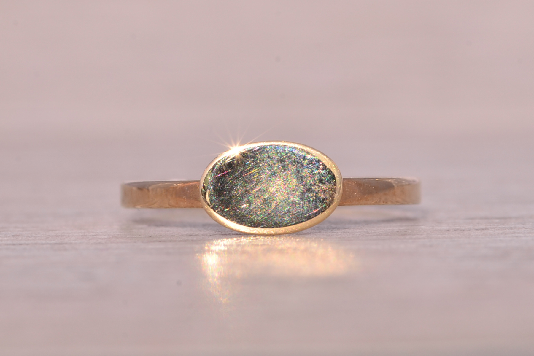 The Obe: Child's Yellow Gold Signet Ring - Image 2