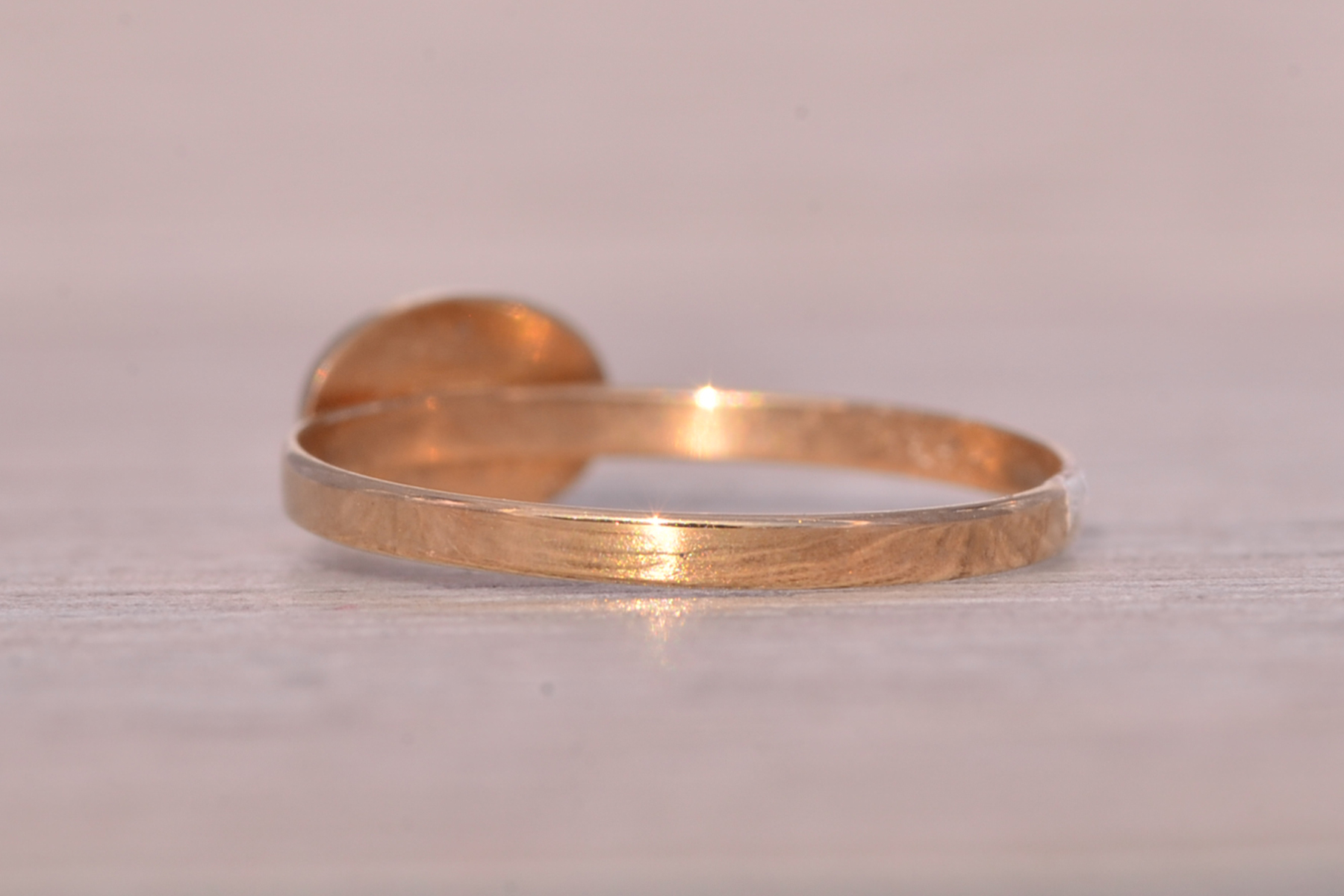 The Obe: Child's Yellow Gold Signet Ring - Image 4