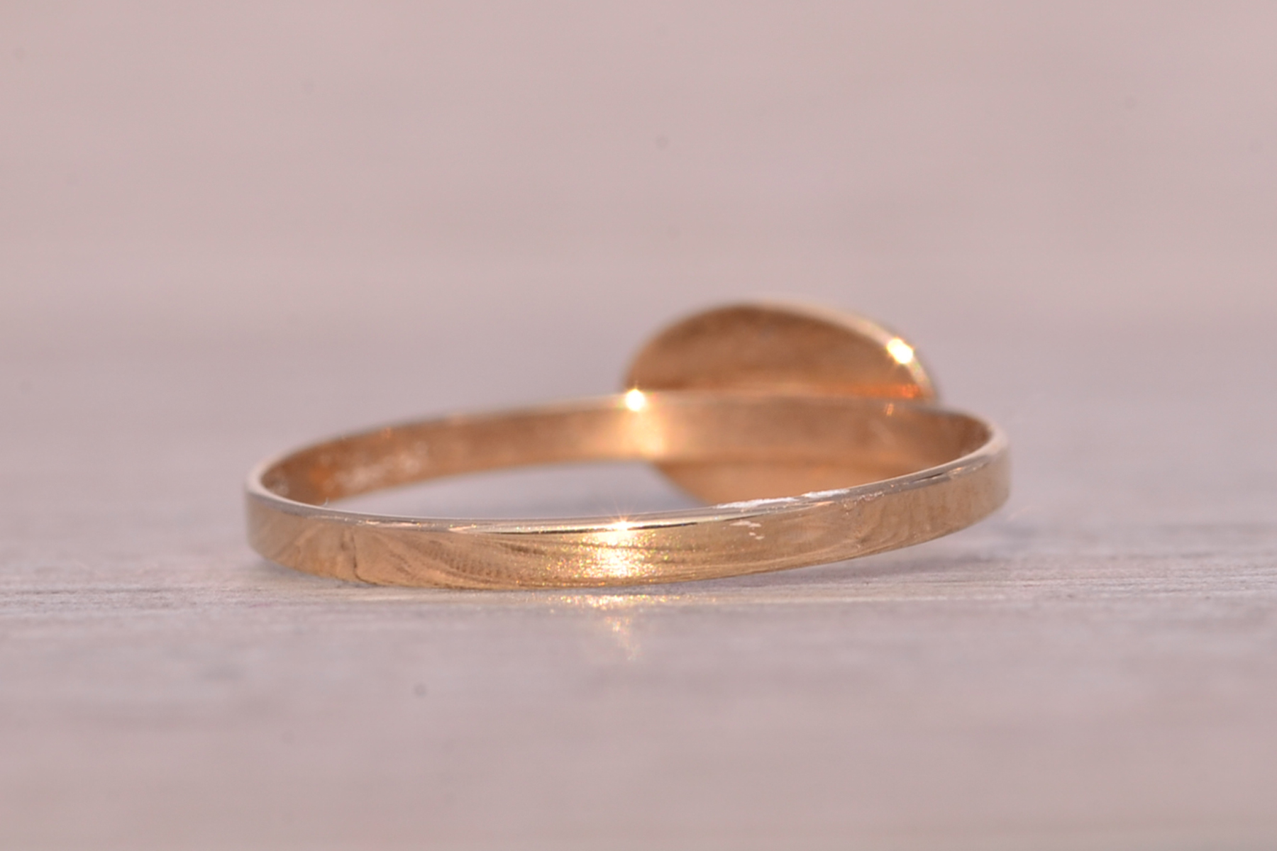 The Obe: Child's Yellow Gold Signet Ring - Image 5