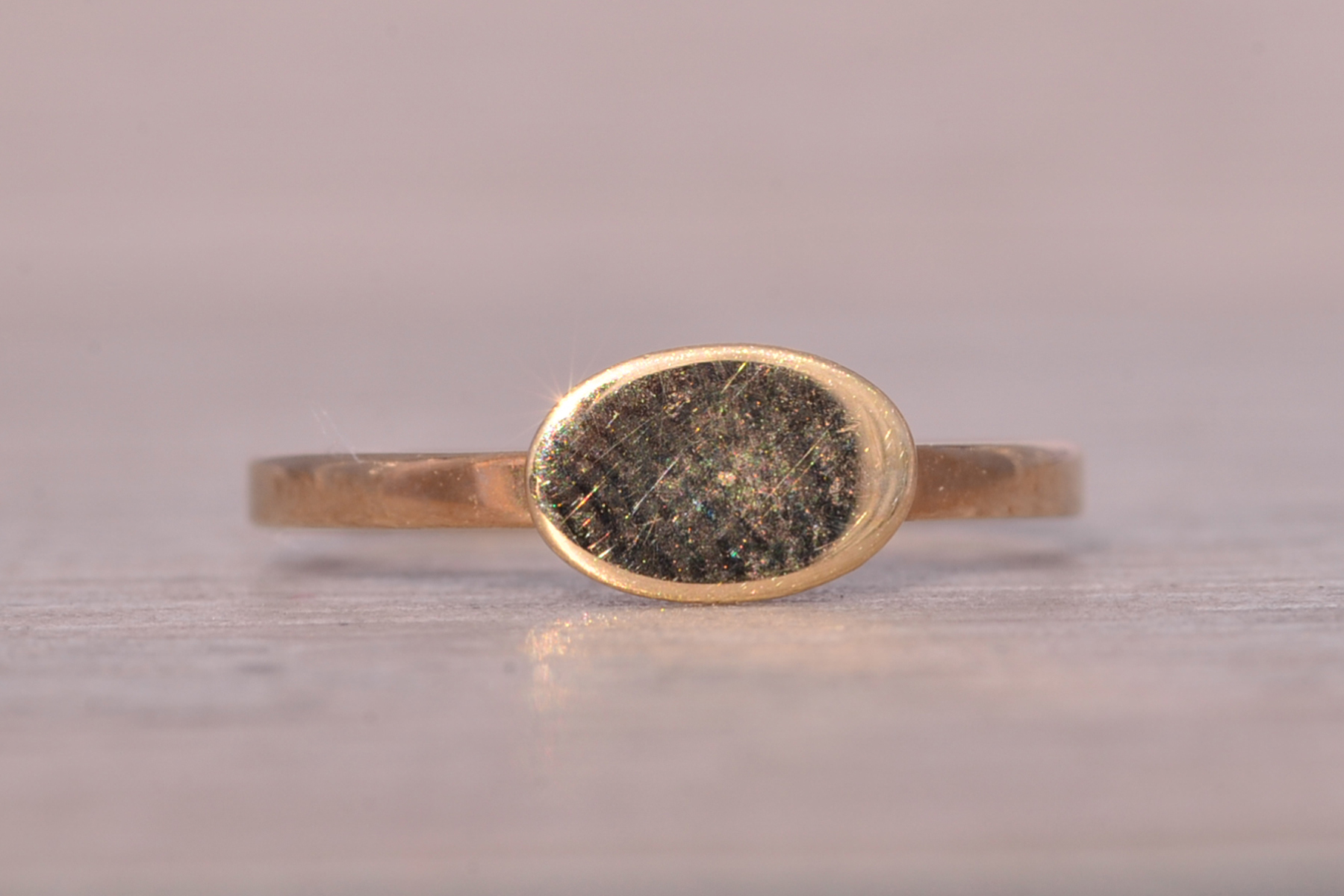 The Obe: Child's Yellow Gold Signet Ring - Image 7