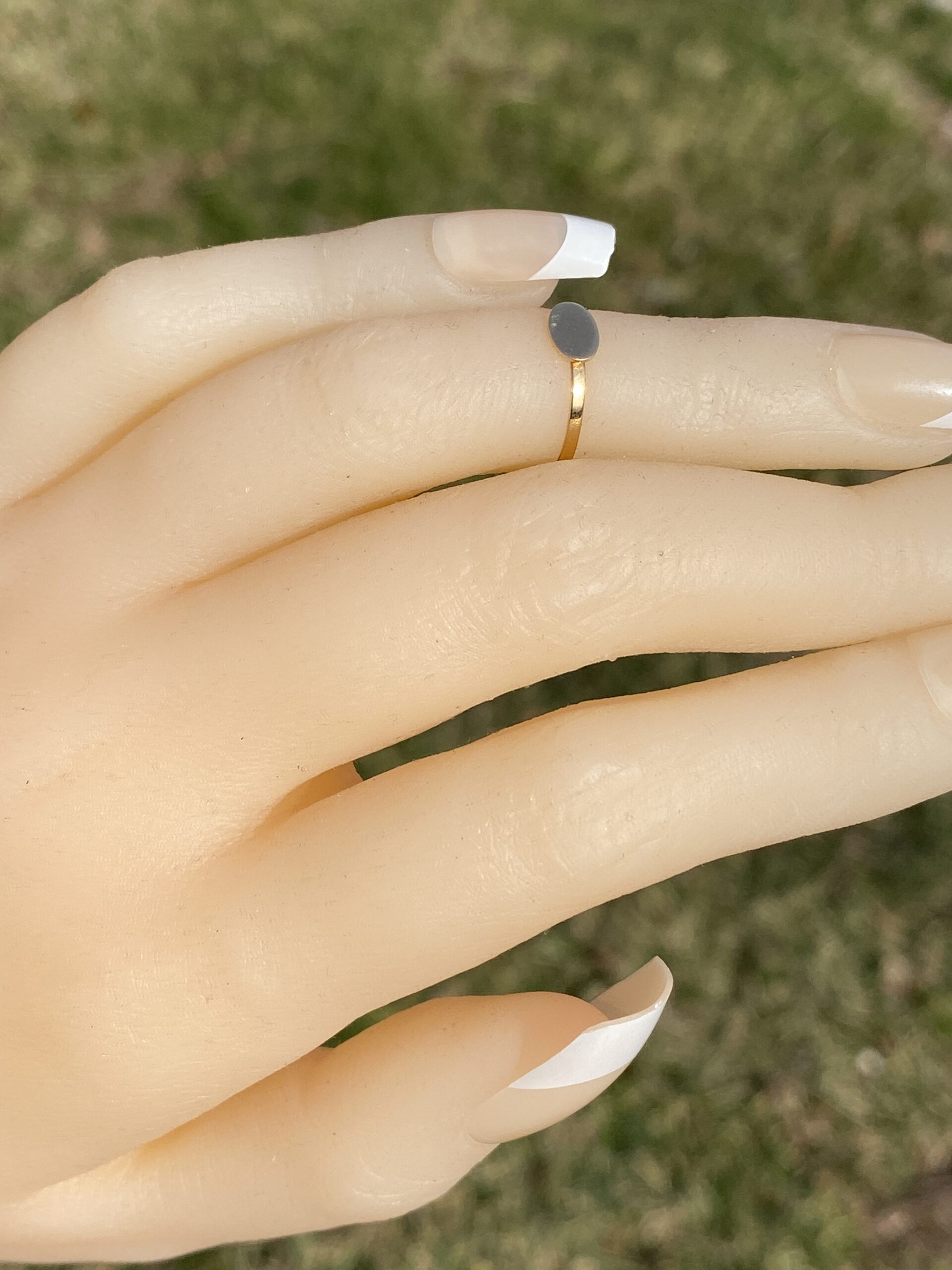 The Obe: Child's Yellow Gold Signet Ring - Image 9