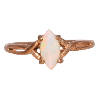 The Orion Opal: Australian Opal Ring in Yellow Gold