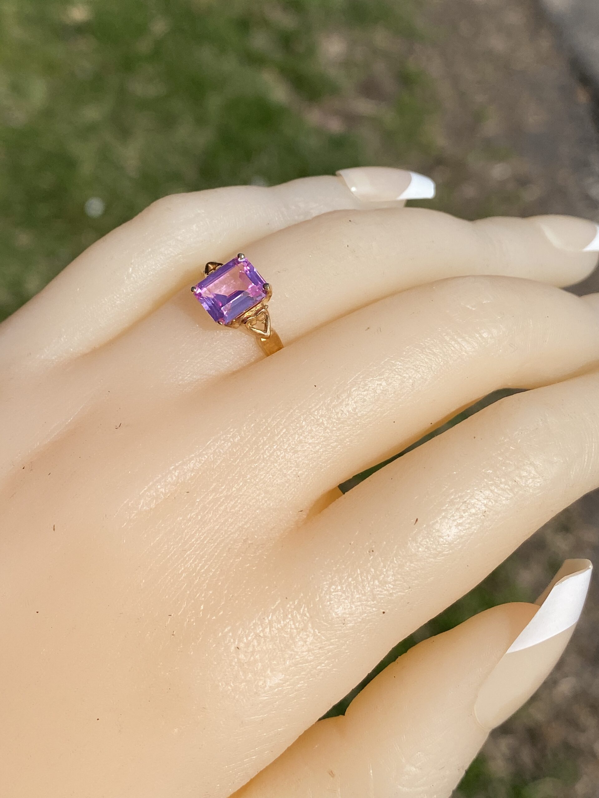 The Coronation Topaz: Pink Topaz Ring in Yellow Gold - Image 9