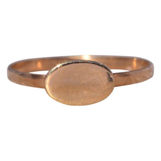 The Little Oval: Yellow Gold Child's Ring
