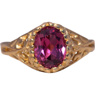 SOLD - The Regal Tourmaline: Tourmaline Ring in Yellow Gold