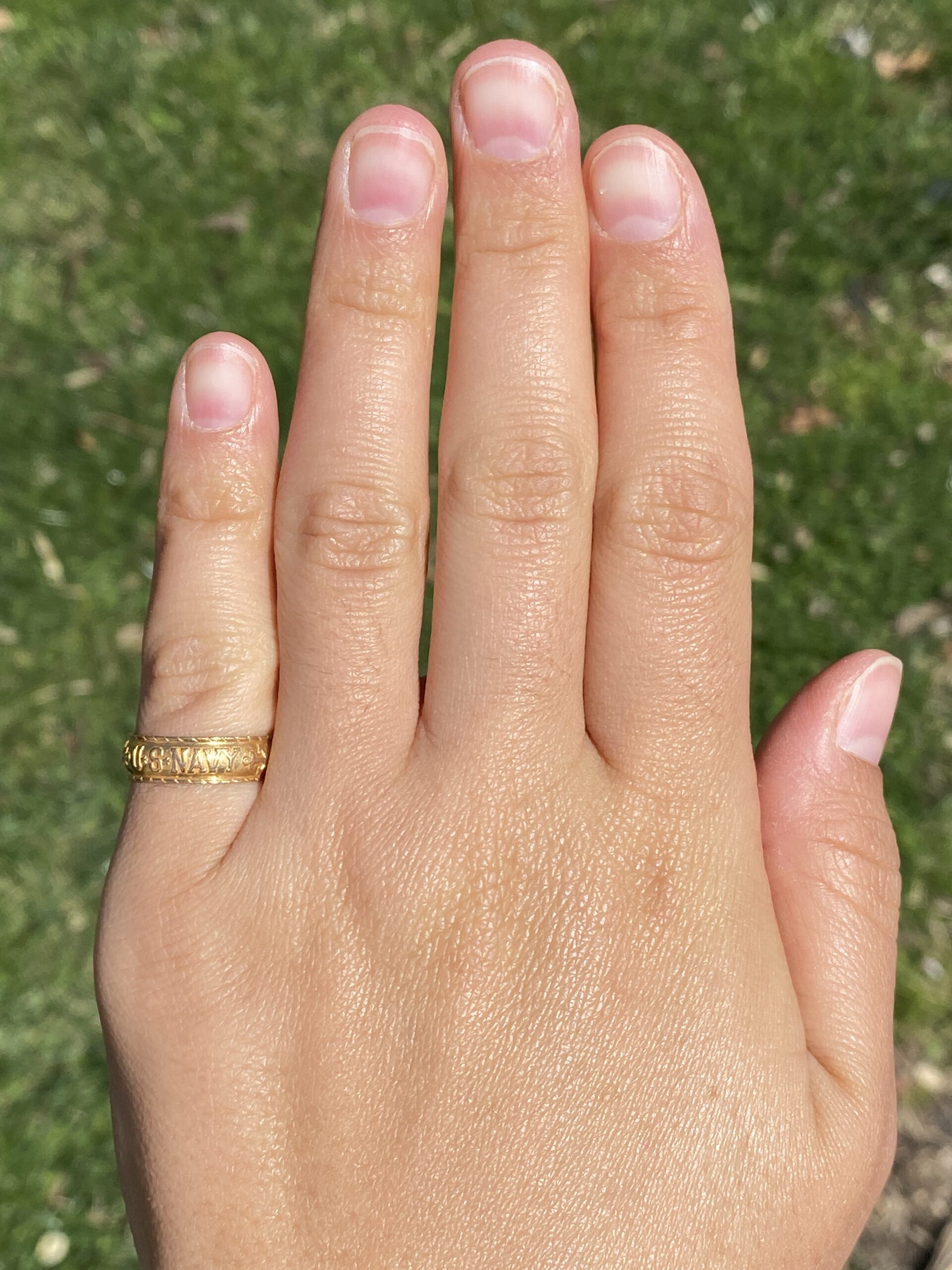 SOLD - The Navy Heritage: Antique U.S. Navy Band in Yellow Gold - Image 8