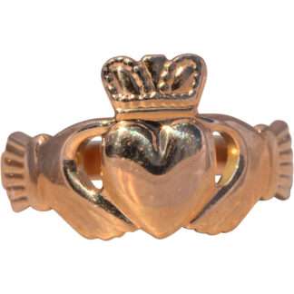 The Irish Claddagh: Signed Solvar Ring in Yellow Gold