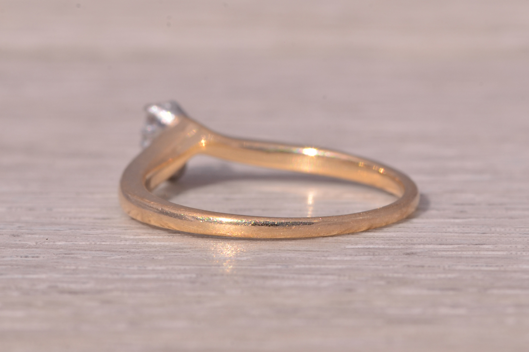 The Double Diamond Delight: Toi Et Moi Natural Diamond Ring in Yellow Gold - Image 3