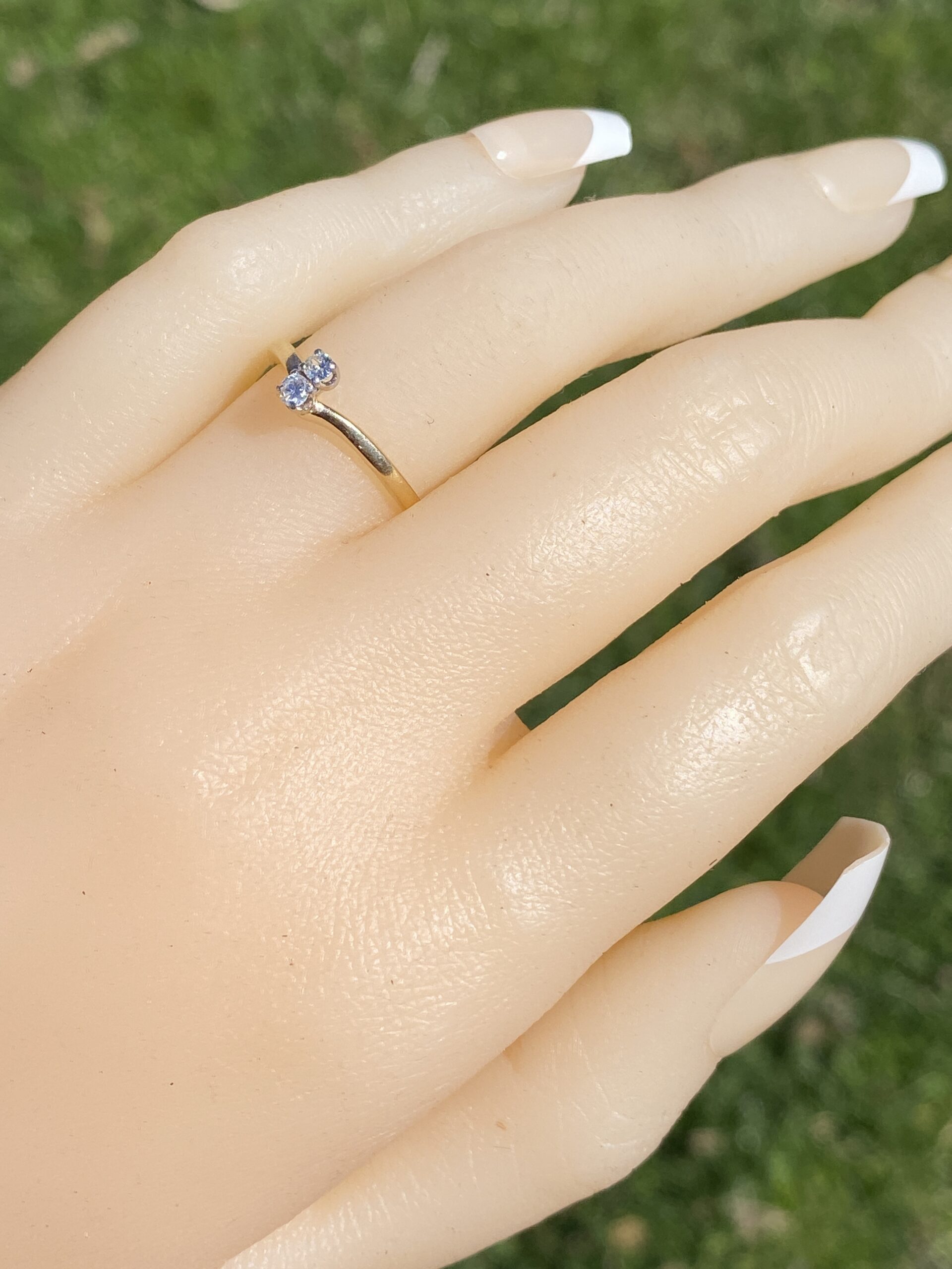 The Double Diamond Delight: Toi Et Moi Natural Diamond Ring in Yellow Gold - Image 10