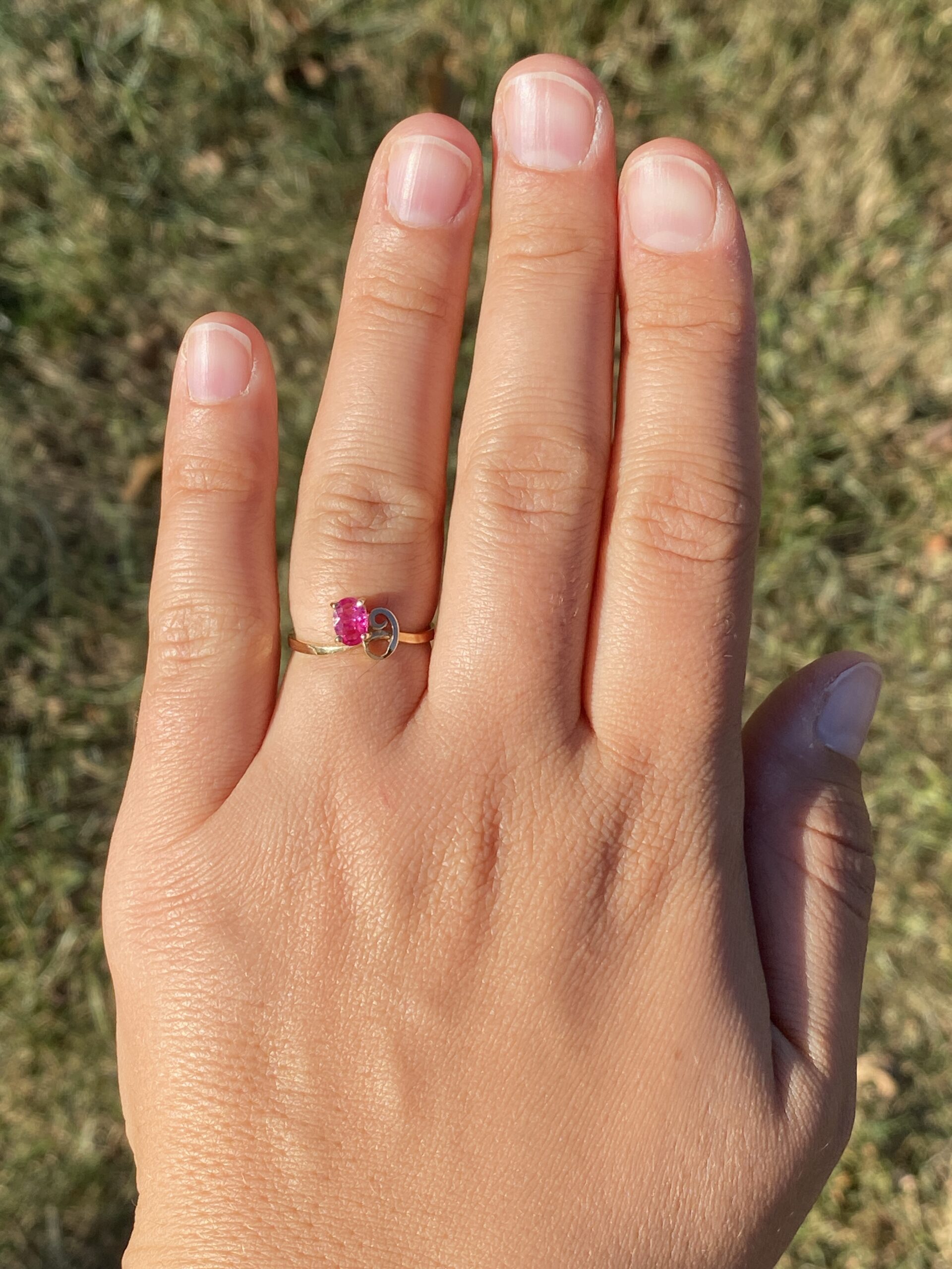 The Crimson Scroll: Ruby Solitaire Ring in Yellow Gold - Image 8