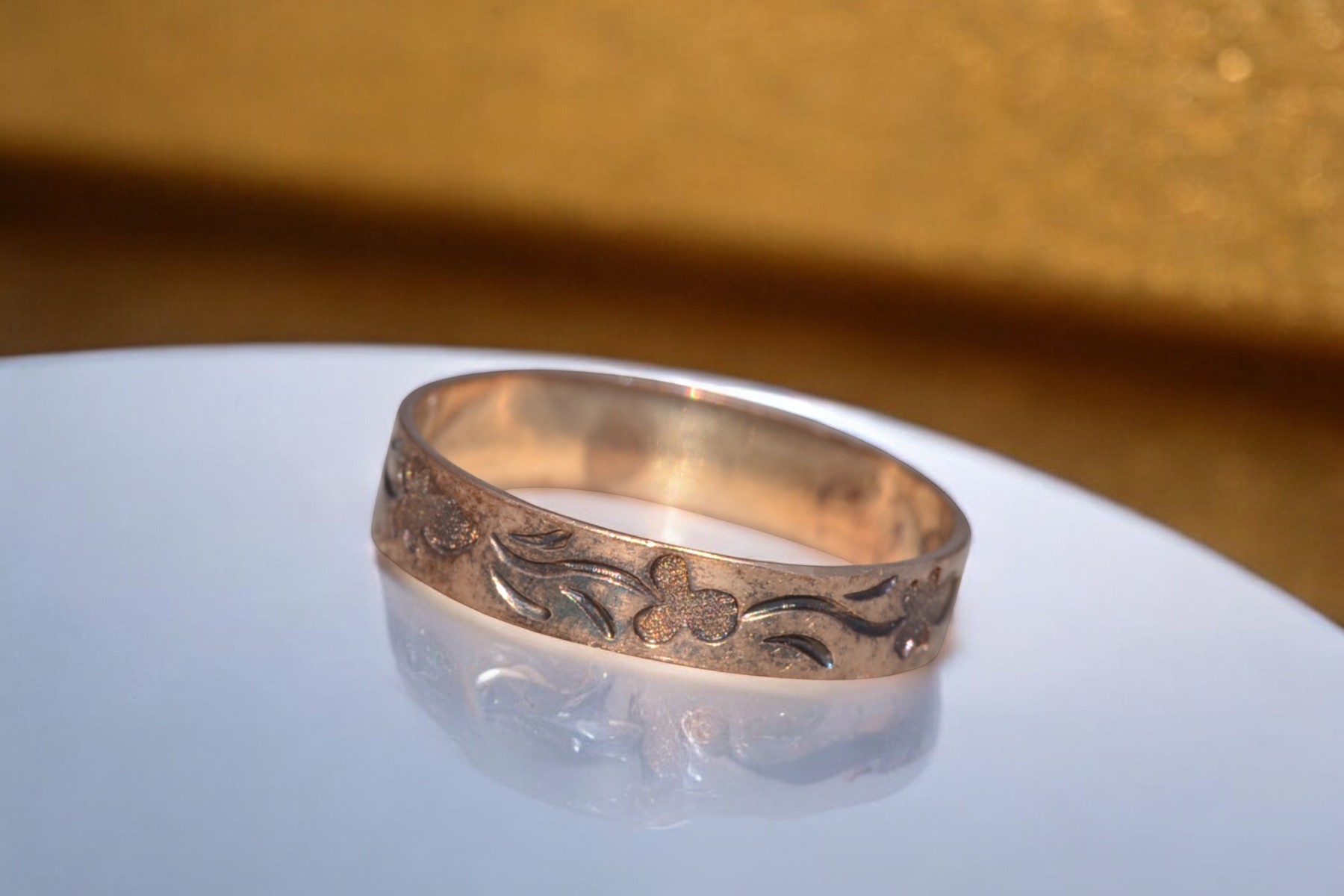 The Petite Heirloom: Baby Signet Ring in Rose Gold - Image 11