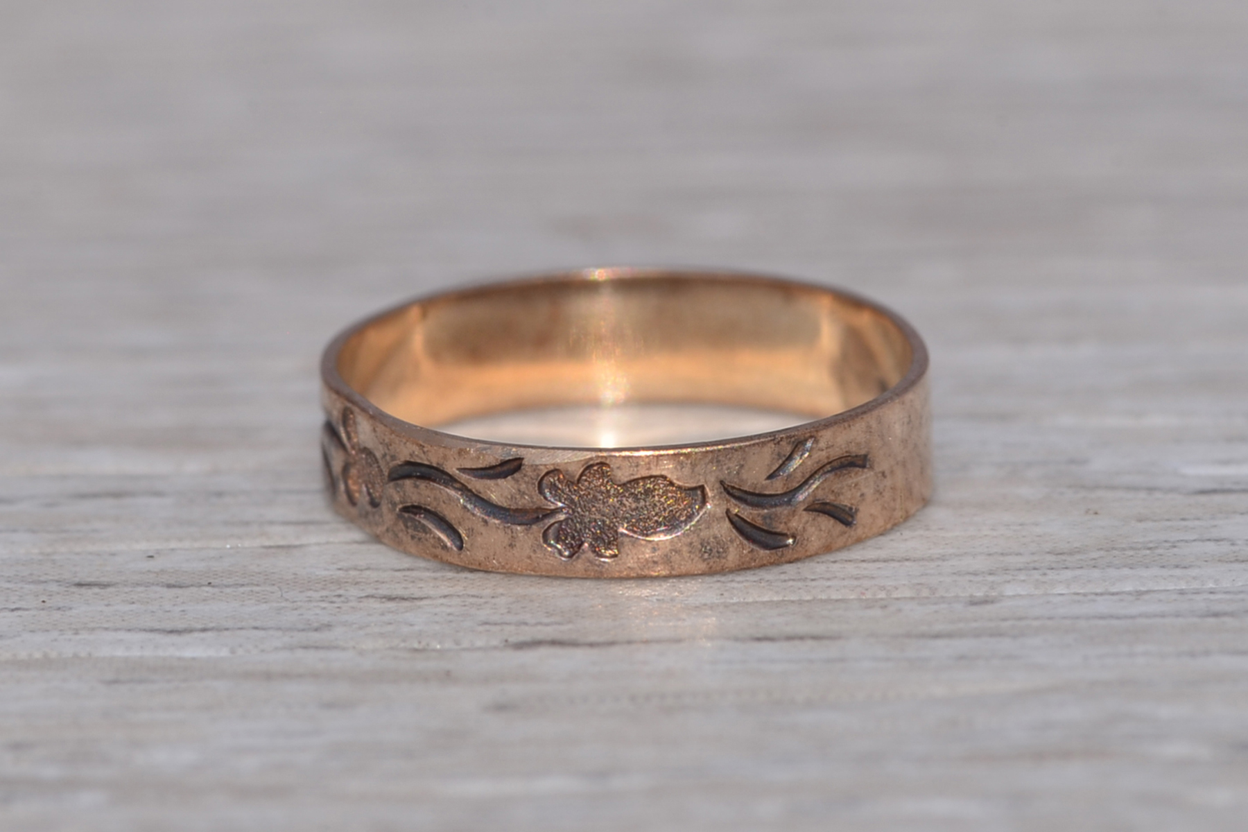The Petite Heirloom: Baby Signet Ring in Rose Gold - Image 3