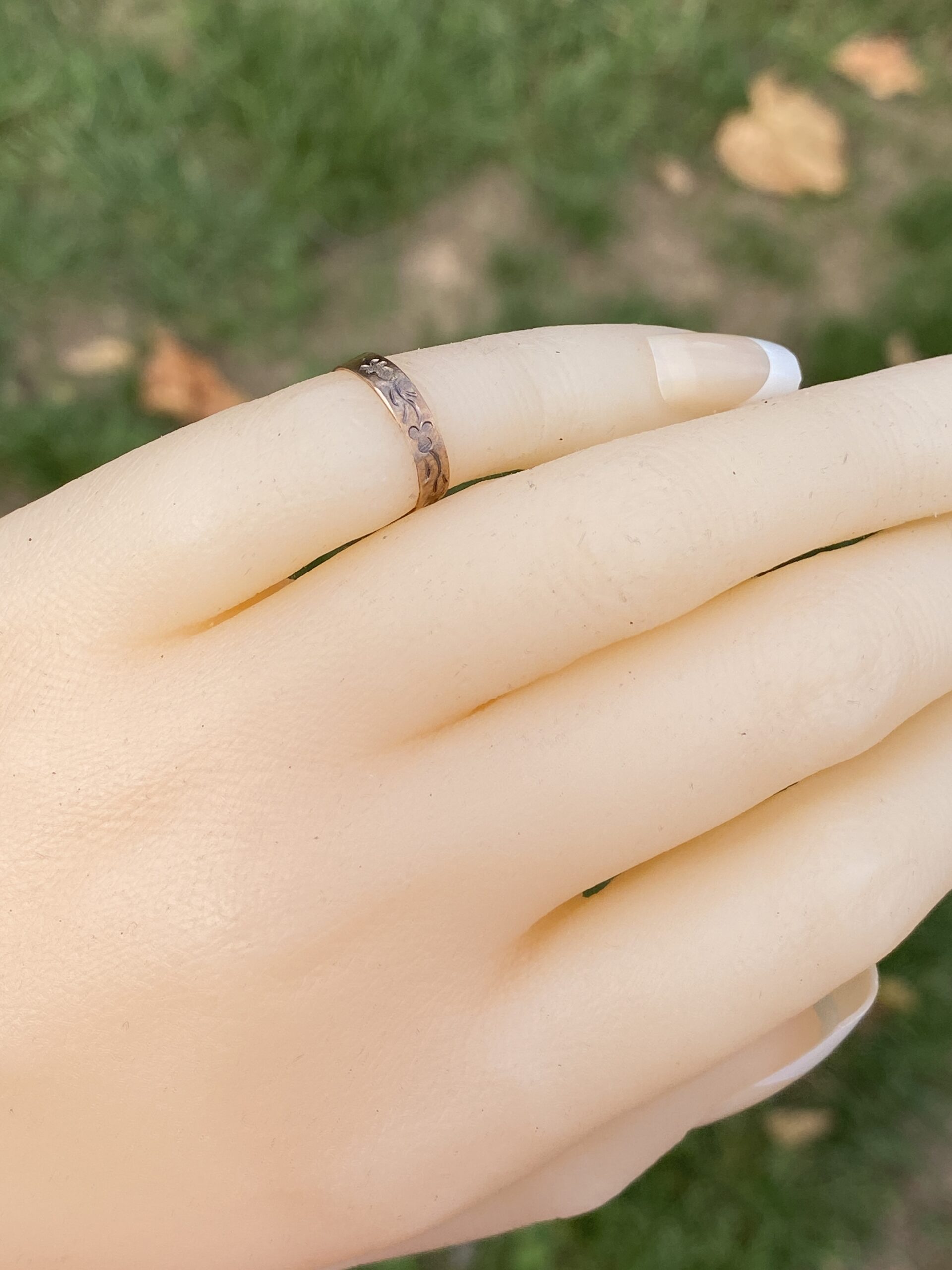 The Petite Heirloom: Baby Signet Ring in Rose Gold - Image 9