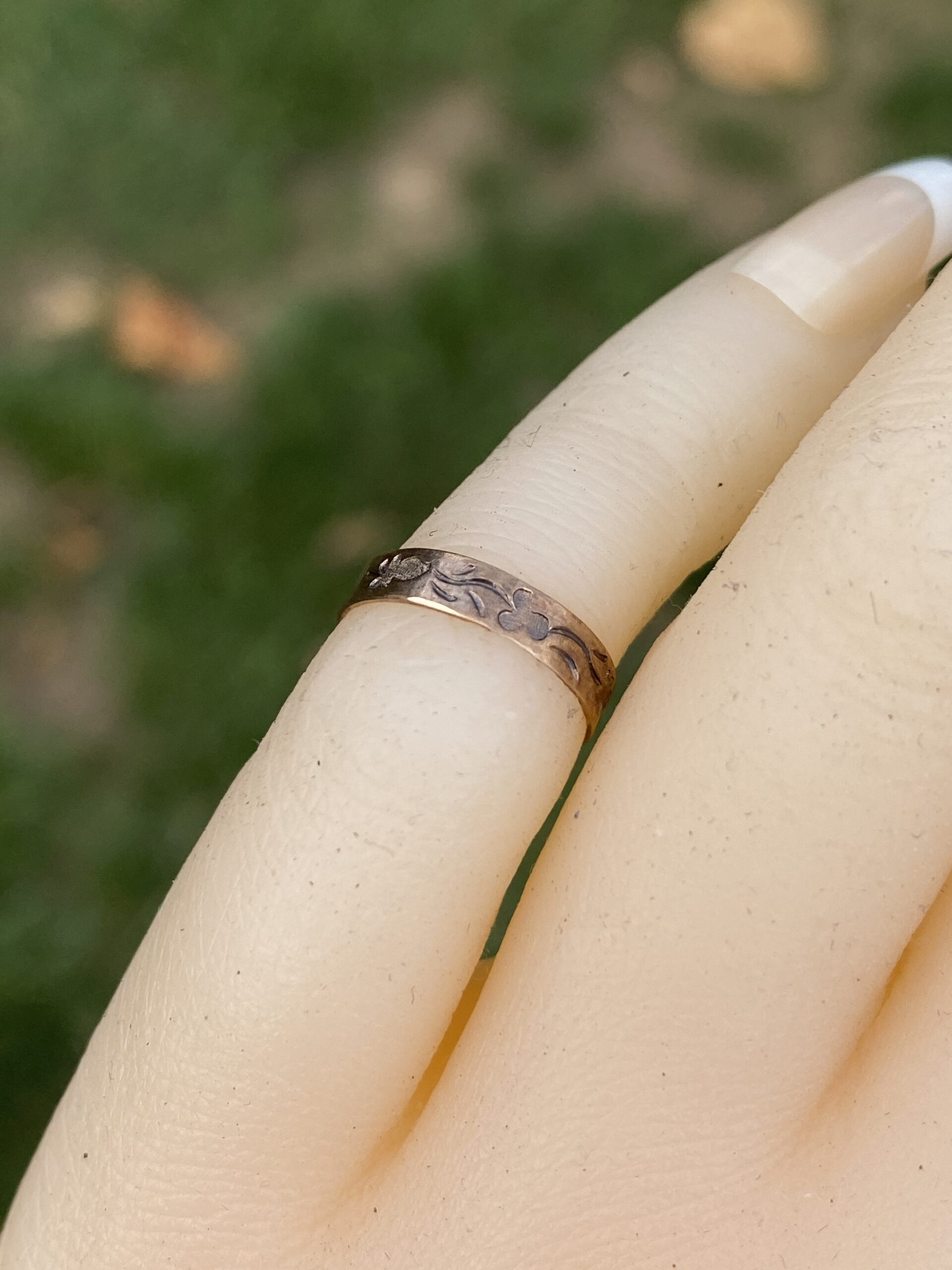 The Petite Heirloom: Baby Signet Ring in Rose Gold - Image 10