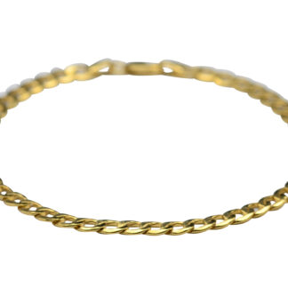 SOLD - The Balting:  Ladies 14K Yellow Gold Curb Style Bracelet