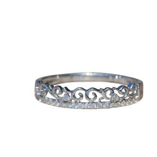 The Lauderdale Lakes: Ladies Specialty Diamond Band With Filigree