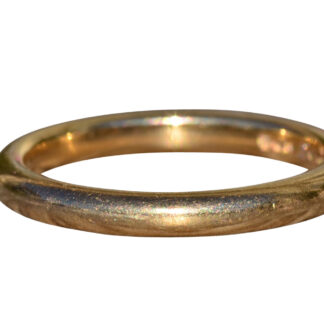 SOLD - The Conroe:  Ladies Antique 14K Yellow Gold Lohengrin Signed Wedding Band