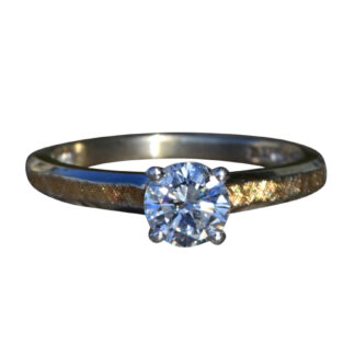 The Sumner Street:  Ladies 14K Two Tone 0.50 CTW Diamond Engagement Ring