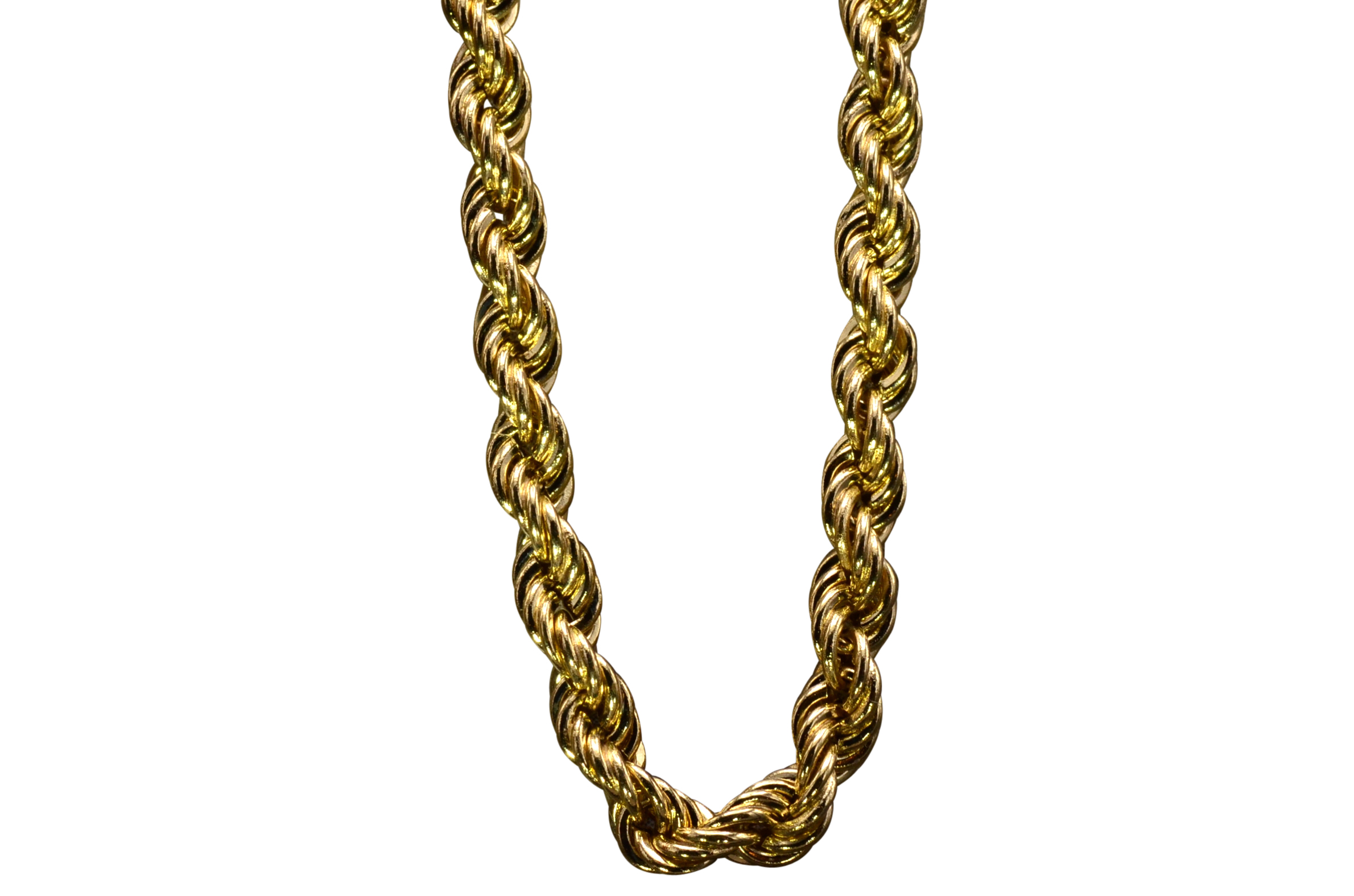 SOLD - The South Gate: Yellow Gold 24 Inch Rope Chain