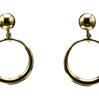 The McHenry:  Yellow Gold Statement Earrings