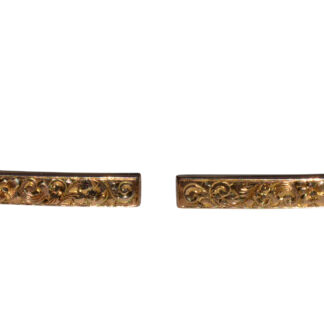 SOLD - Signed William Link & Co 14K Rose Gold Matching Diaper Pins