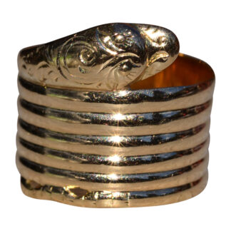 SOLD - Antique Rose Gold Snake Band