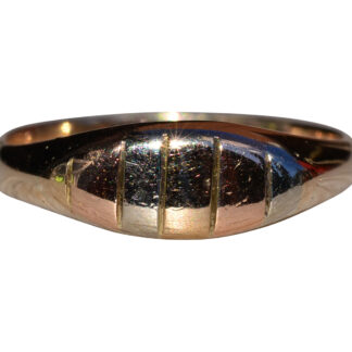 The Bundoora: Retro or Mid Century Multicolor Gold Cocktail Ring