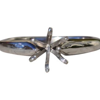 Ladies Platinum 6 Prong Solitaire Mounting