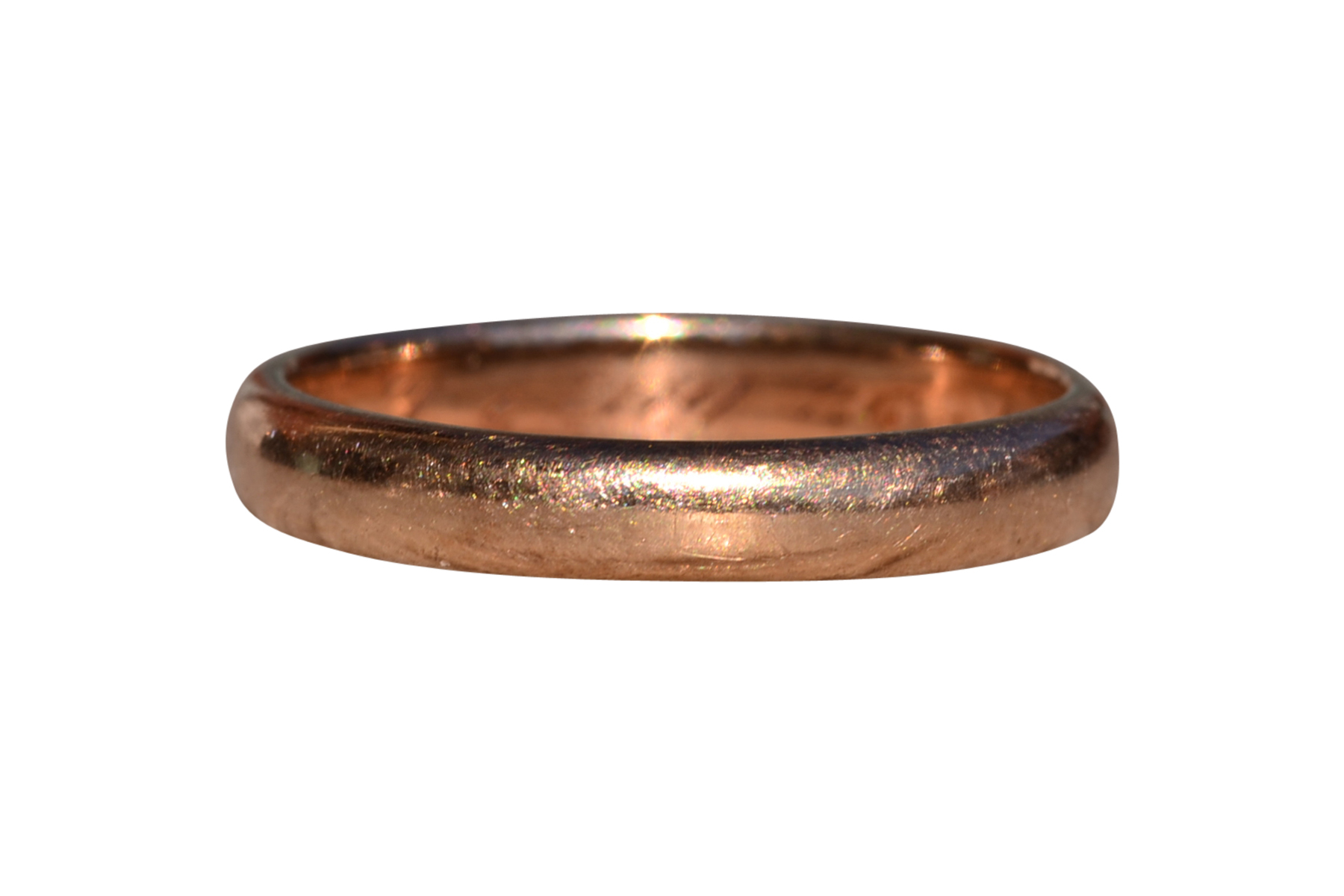 SOLD - The Mallee Hill: Antique Wedding Band Circa August 26th 1917