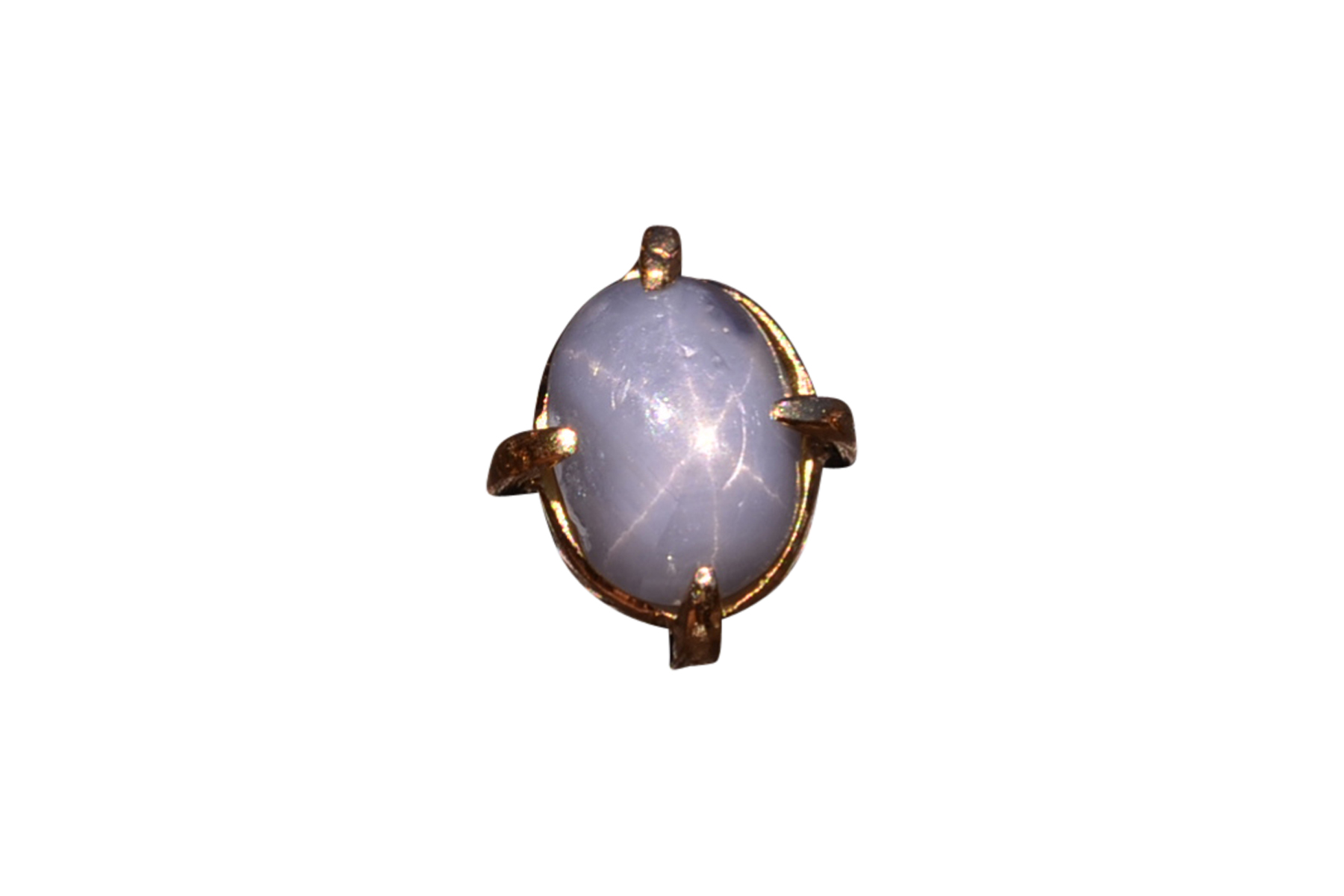 SOLD - The Challans: Blue Grey Star Sapphire Tie Stud