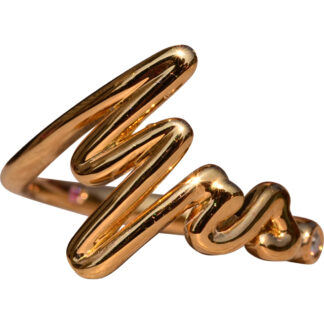 SOLD - The Heart: Ladies Hearts on Fire Yellow Gold Mrs. Ring